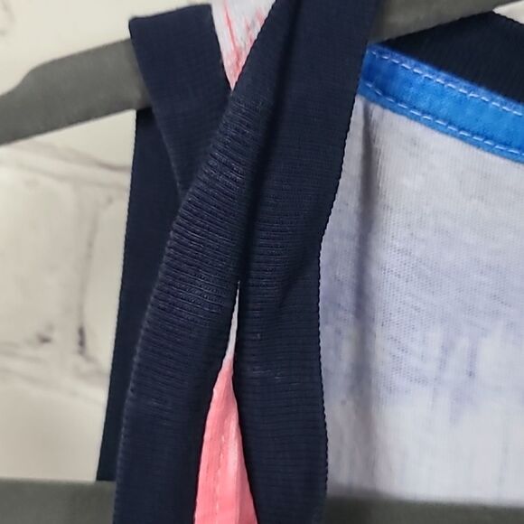 Tommy Hilfiger Girls' Sleeveless Tie Dyed Tank Dress Red White Blue Americana - Picture 7 of 10